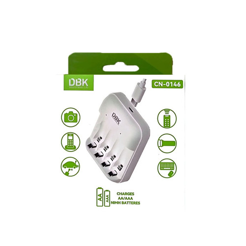 شارژر باطری 4عددی DBK CN-0146 TYPE-C