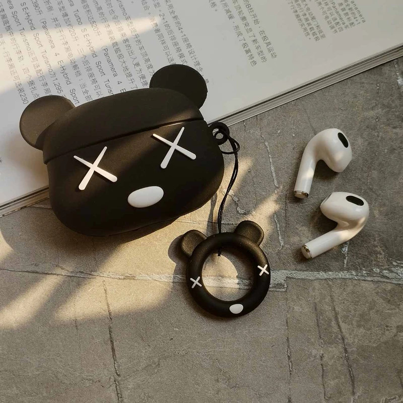 کاور ایرپاد سیلیکونی عروسکی طرح سه بعدی خرسی BearBrick