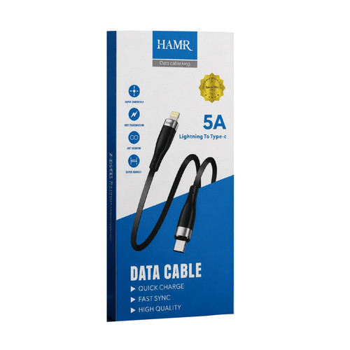 کابل تایپ سی به لایتنینگ 5A مدل KING هامر (HAMR)
